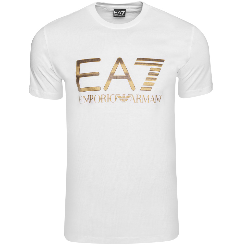 Emporio Armani EA7 T-shirt Męski Biały 7M001189 AF17789 U0002 L