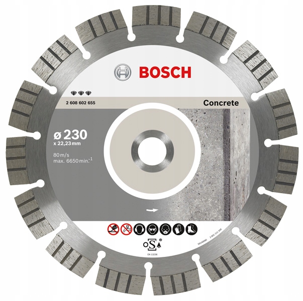 Bosch Diamantový Kotouč 125x22 Seg Concrete