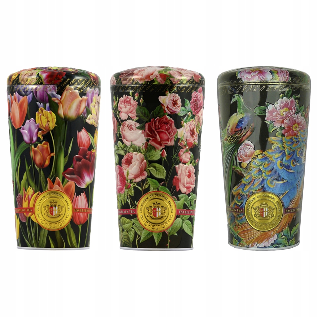 Chelton Wazon zestaw 3 herbat liściastych Herbata Czarna 3x150g