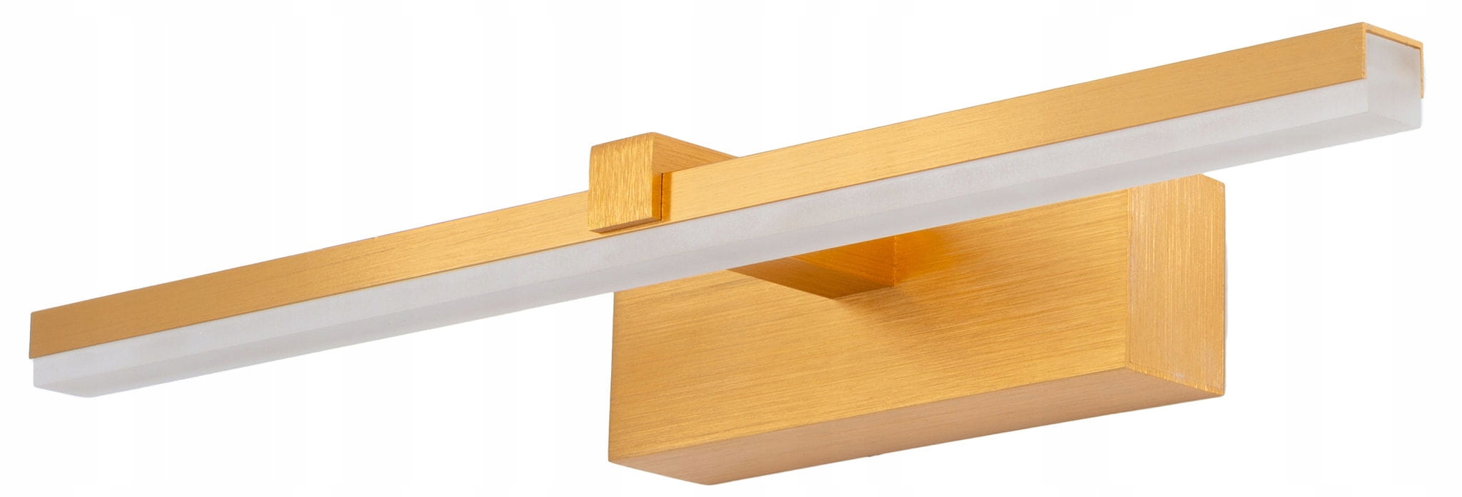 Kinkiet nowoczesny nad lustro Slim złoty modern Led 40cm 8W 4000K glamour