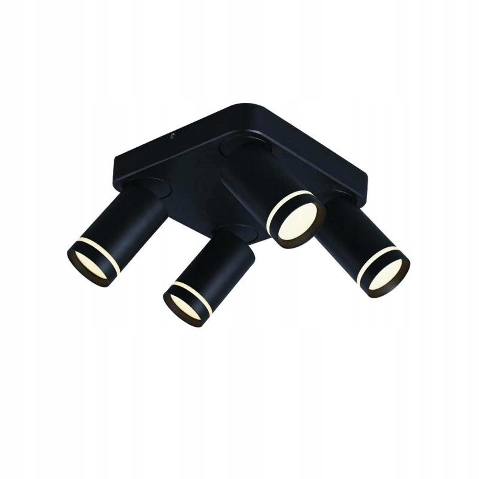 Aca Lighting stropné svietidlo 4XGU10 Divino čierna hliník IP20 21X21X13,5CM