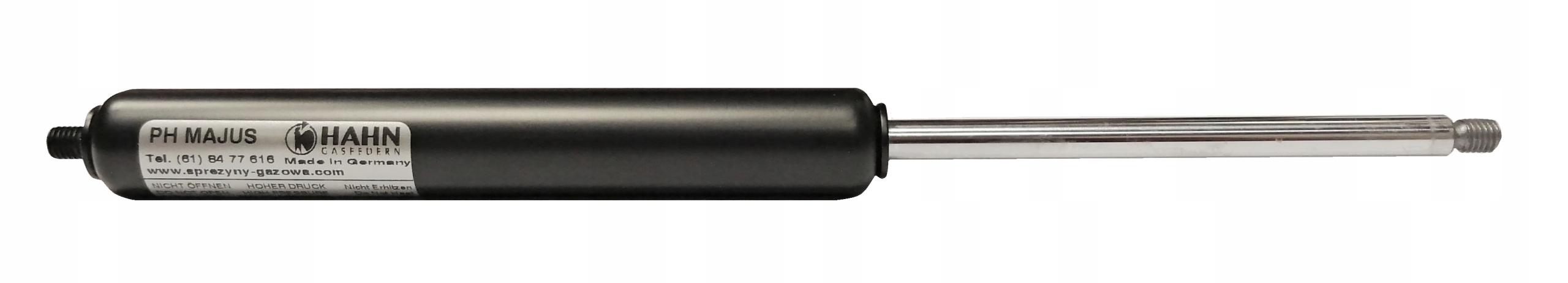 

Sprężyna gaz. pchająca Hahn 233mm 100mm 40-400N