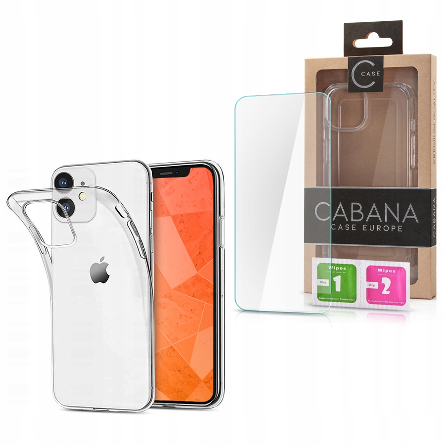 

Bezbarwne etui Clear Cabana do iPhone 11 szkło