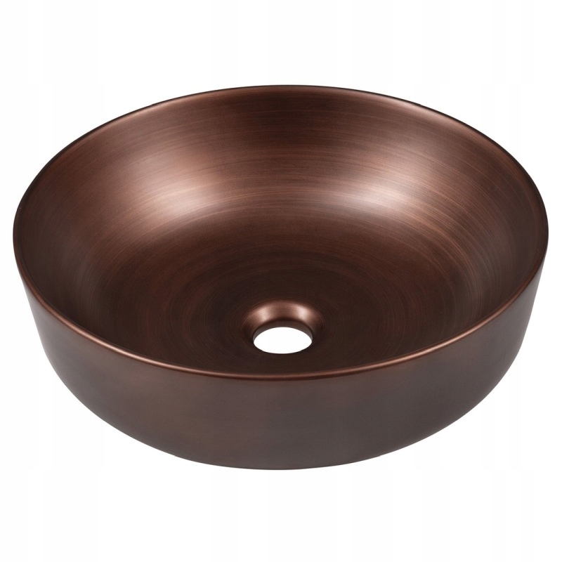 Sapho Priori keramická umývadlová doska 41,5 cm meď PI040