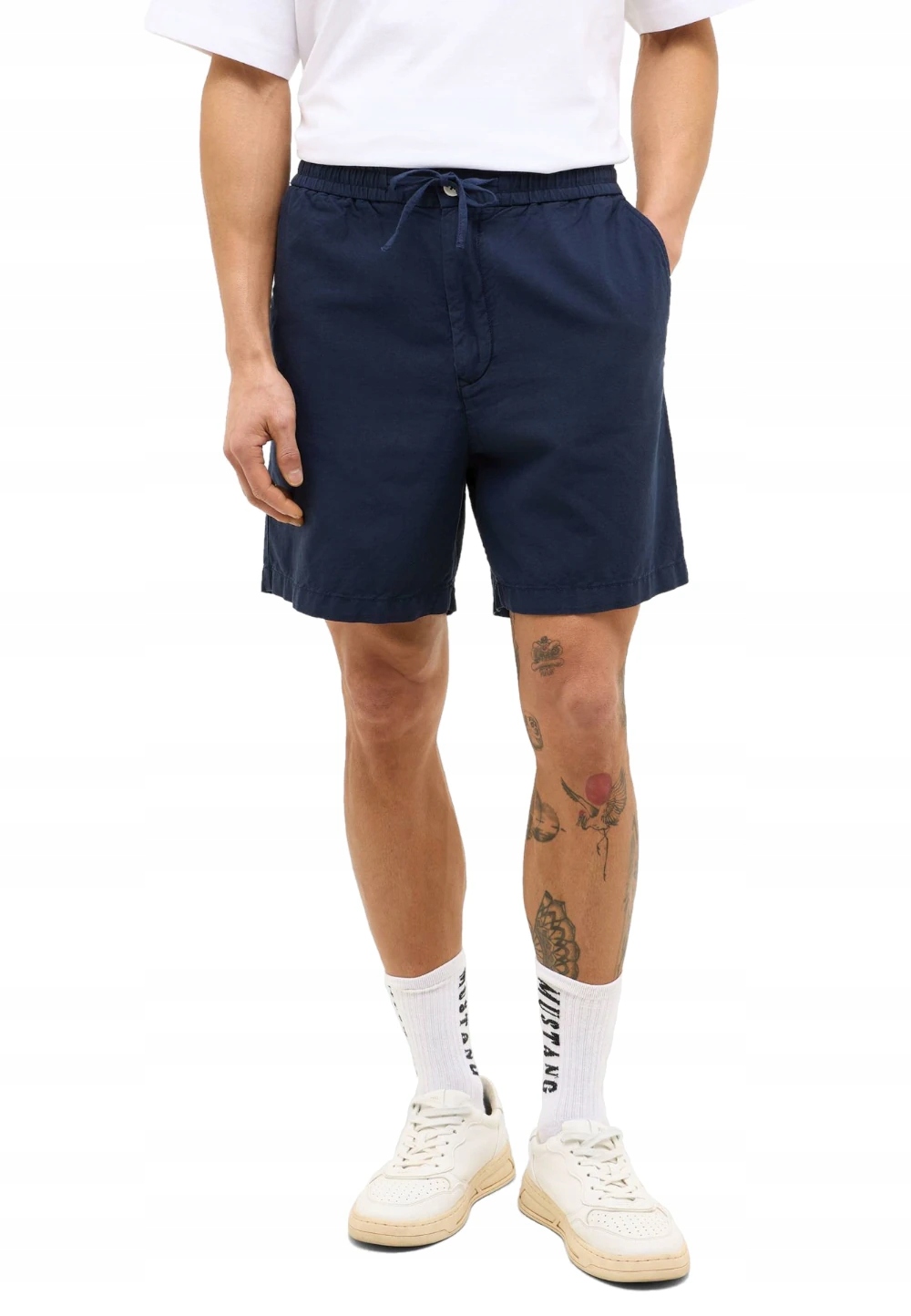 Mustang pánské kraťasy krátké kraťasy kraťasy volné, tmavě modré 33