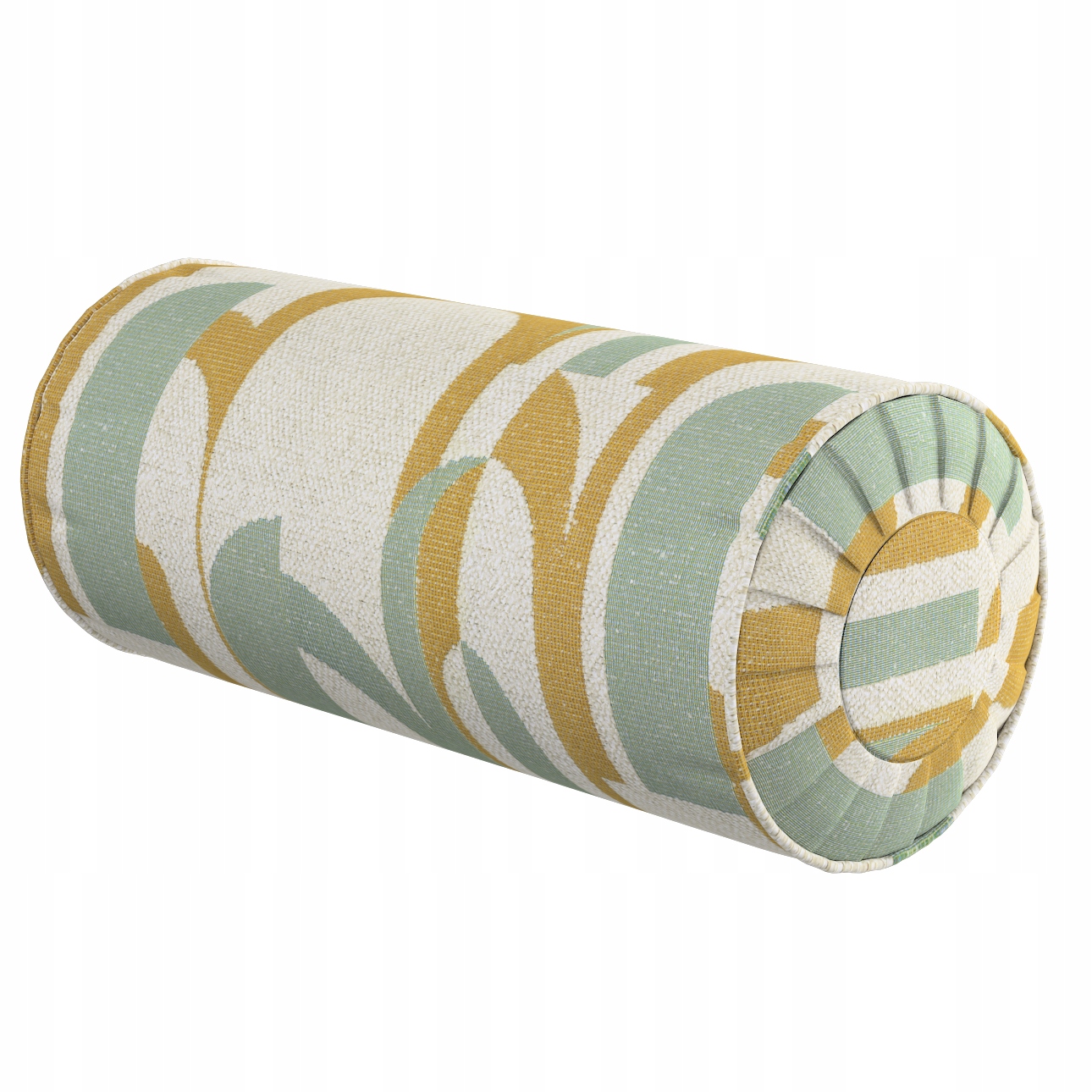 Polštář váleček s záložkami Ø20 x 50 cm oranžový