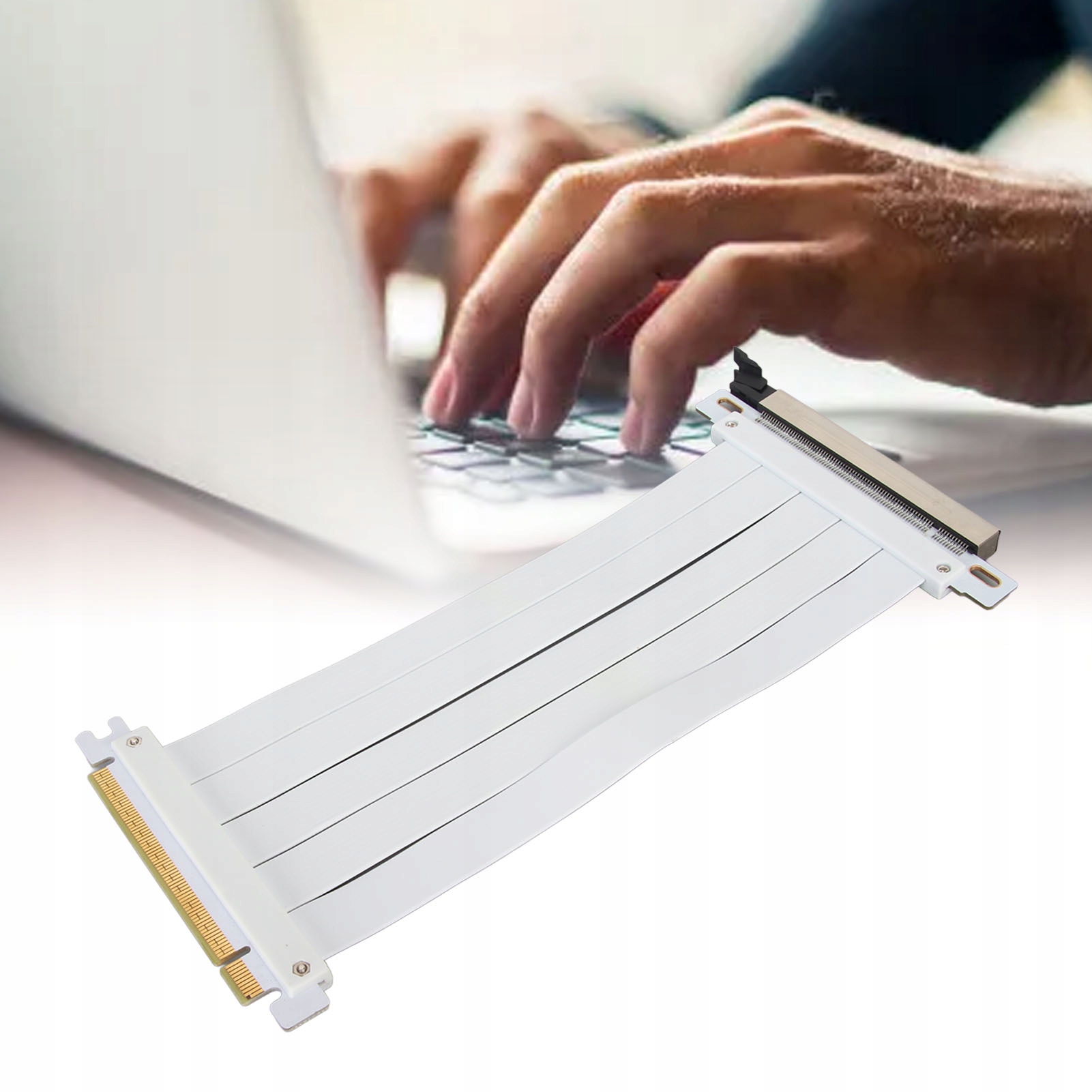 Wysokie ekranowanie PCIE 4.0 X16 Riser Cable 60cm 180 stopni rozszerzenie dla GPU