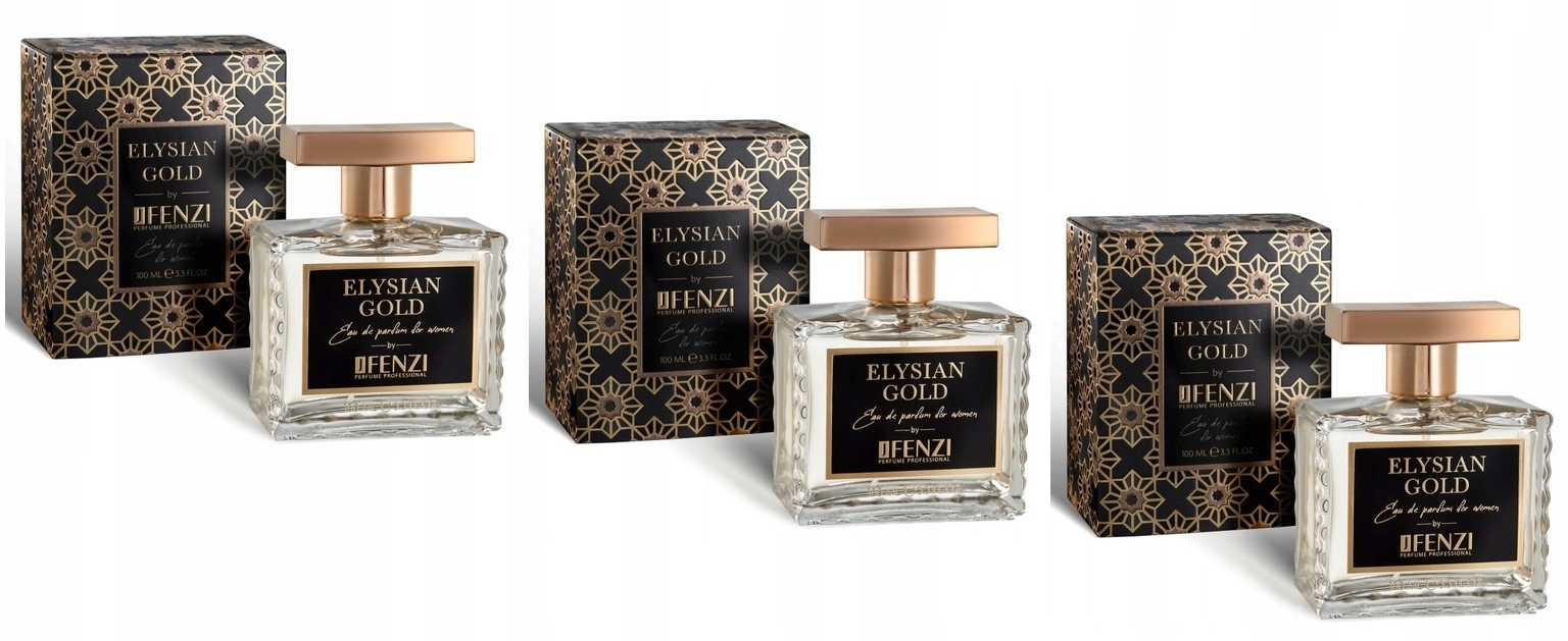 JFenzi Elysian Gold 3x100ml Edp pro ženy
