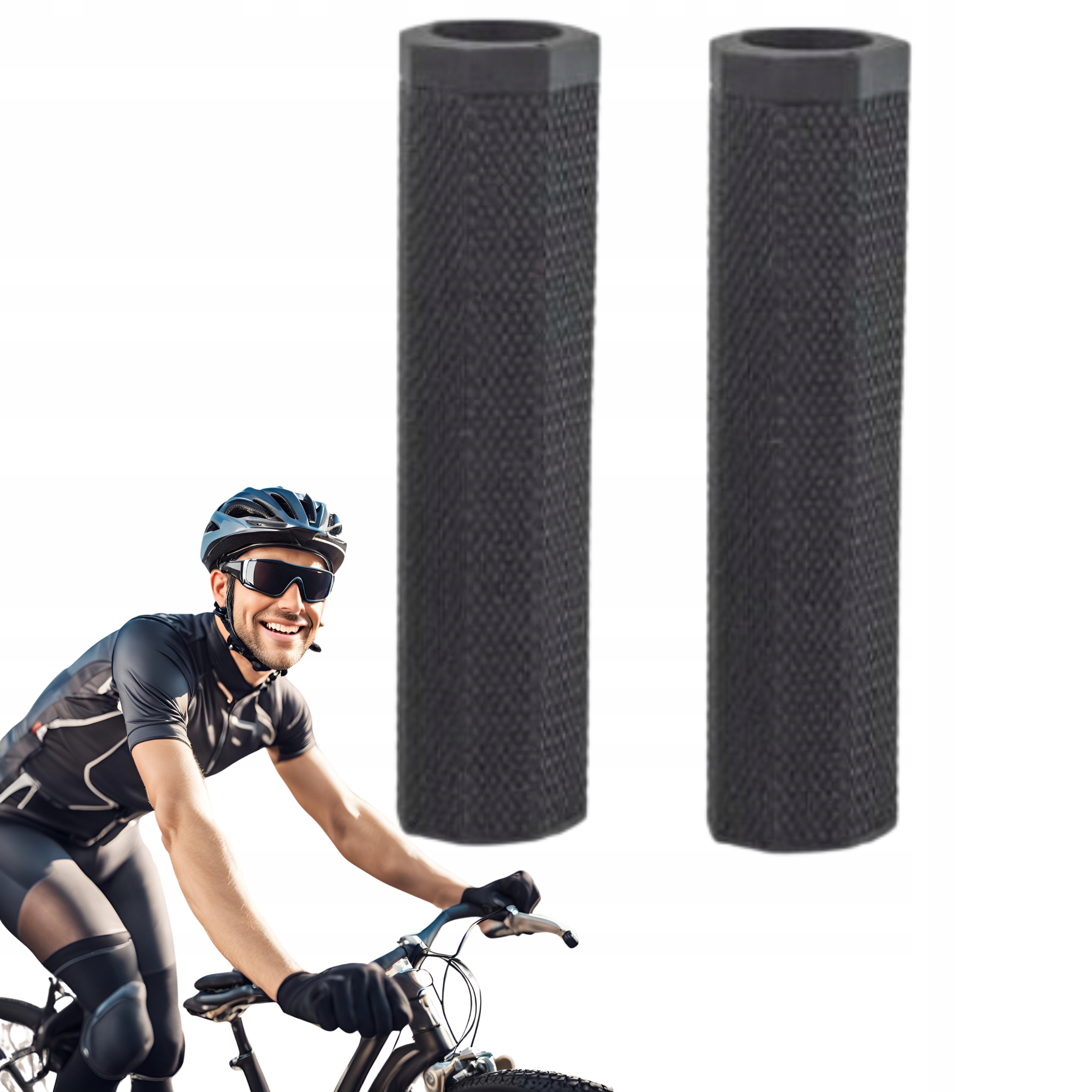 Ergonomiczne sześciokątne Chwyty Rowerowe Hualong 128mm Komfort i Styl