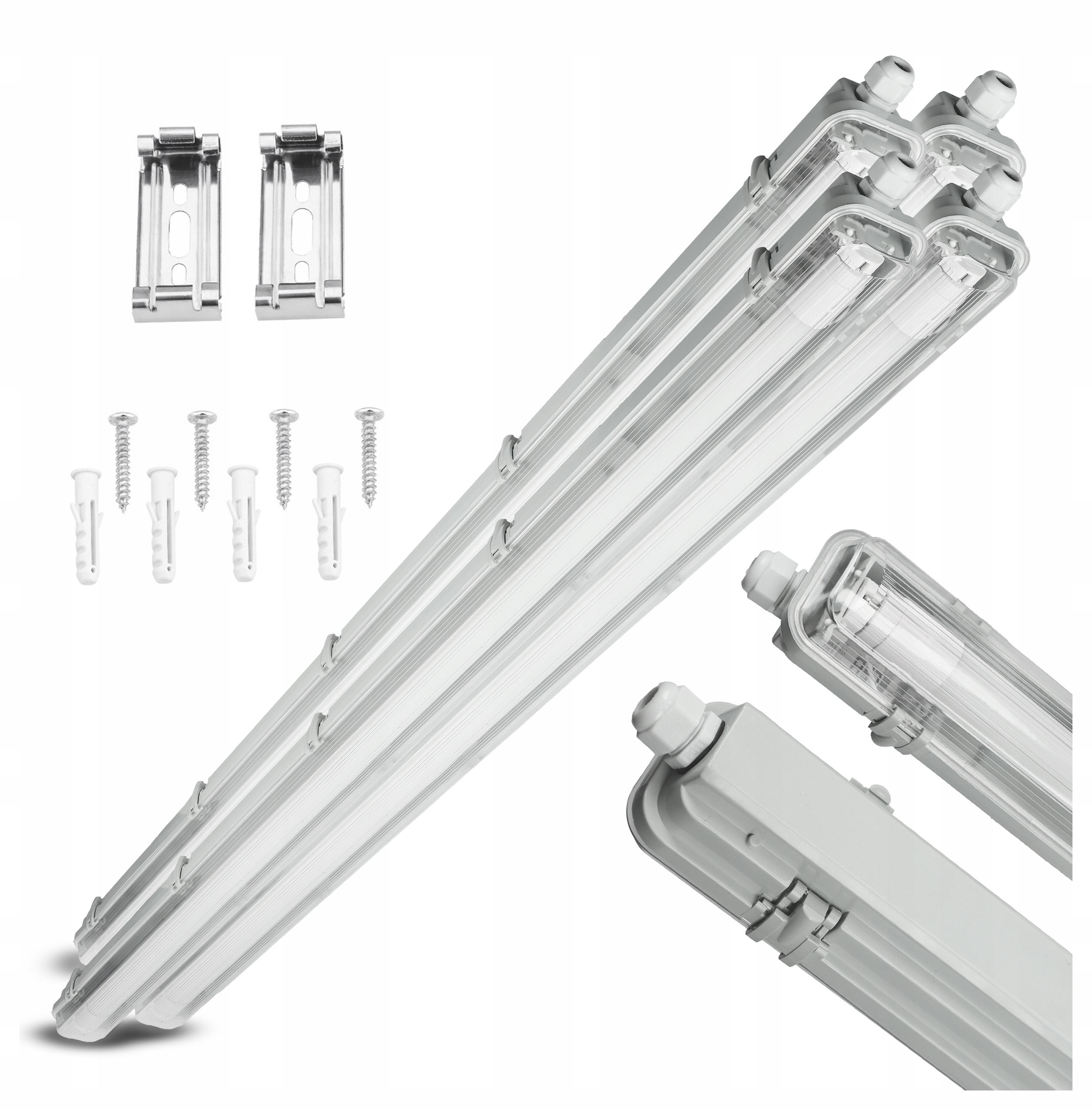 Sada Hermetické svítidlo Led lampa do garáže 120CM Dílna 20W