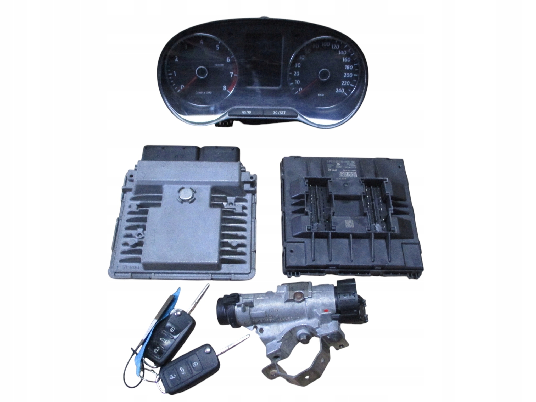 control unit of the engine computer running board dials module BSI VW Polo 6R0 1.2 TSI