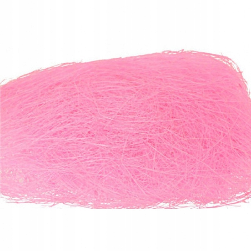 

Ozdobne Sianko Sizal do Dekoracji Różowe 40g Tanio