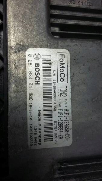 computer 0281034041 FORD FOCUS MK3 1.5 TDCI