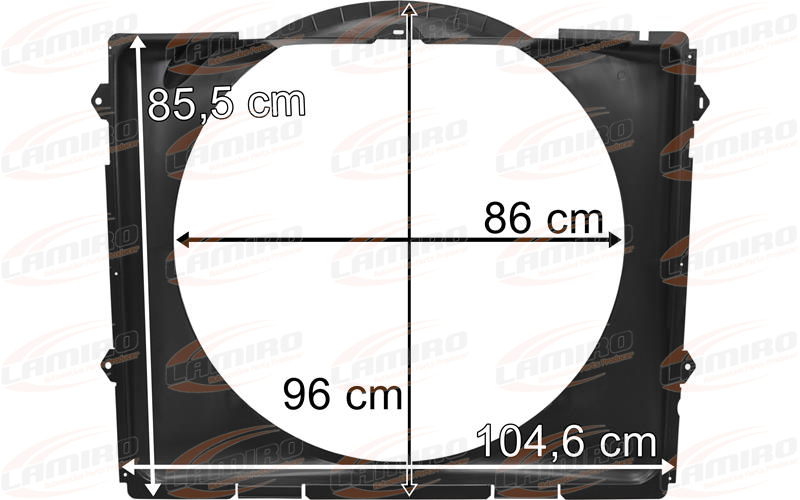 SCANIA S R P G OSŁONA WENTYLATORA OBUDOWA Numer katalogowy części 892-69EX