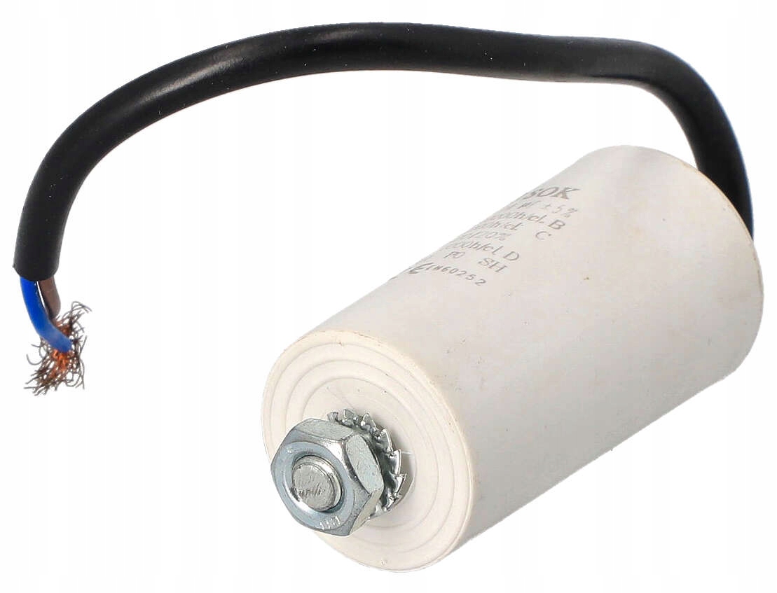 KONDENSATOR ROZRUCHOWY SILNIKA 14uF 450V Z KABLEM Stan opakowania oryginalne