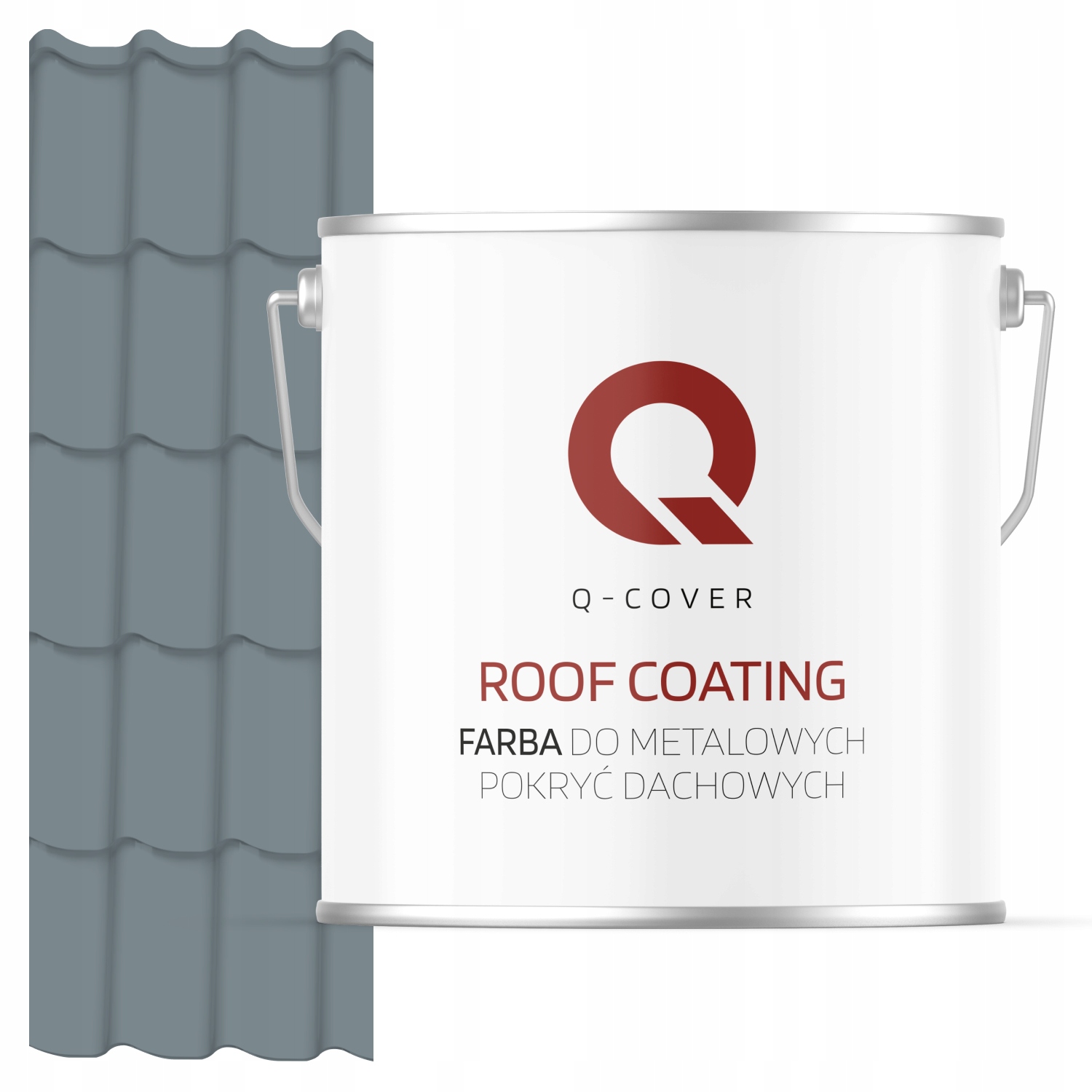 Farba Na Kovové Strechy Plechov Oceľ Veverička Šedá Ral 7000 5 L Saténová