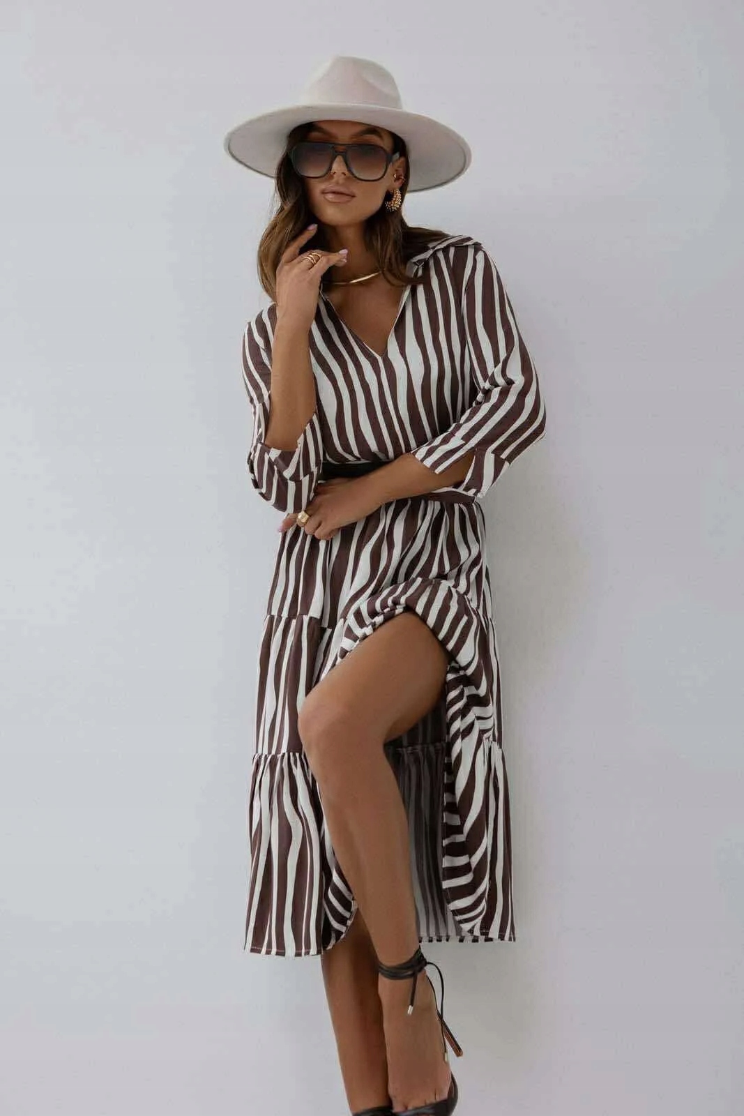 Šaty Cocomore Zebra béžová L