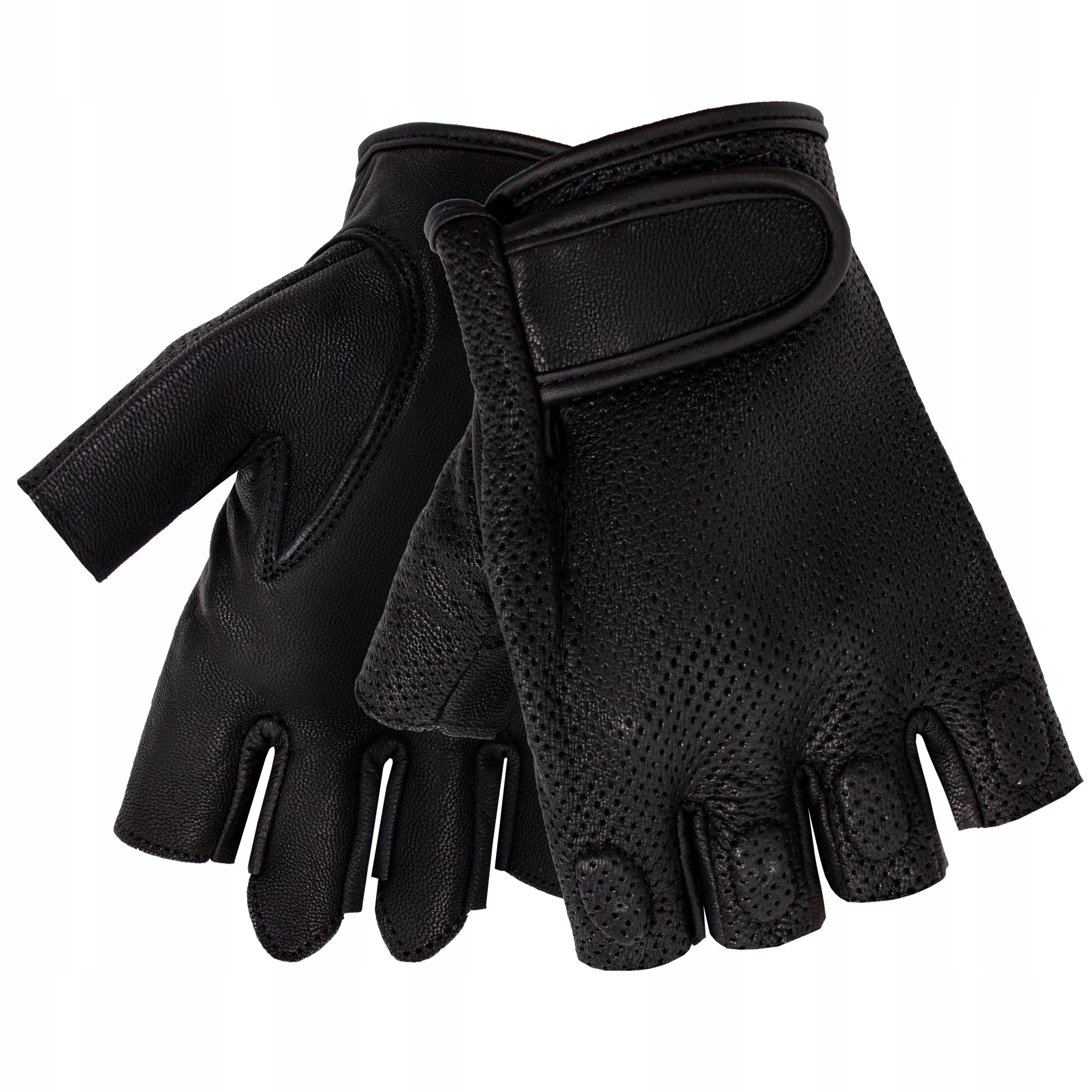 REKAWICE MOTOCYKLOWE SKÓRZANE WIND ROUTE L CHOPPER CRUISER BEZ PALCÓW