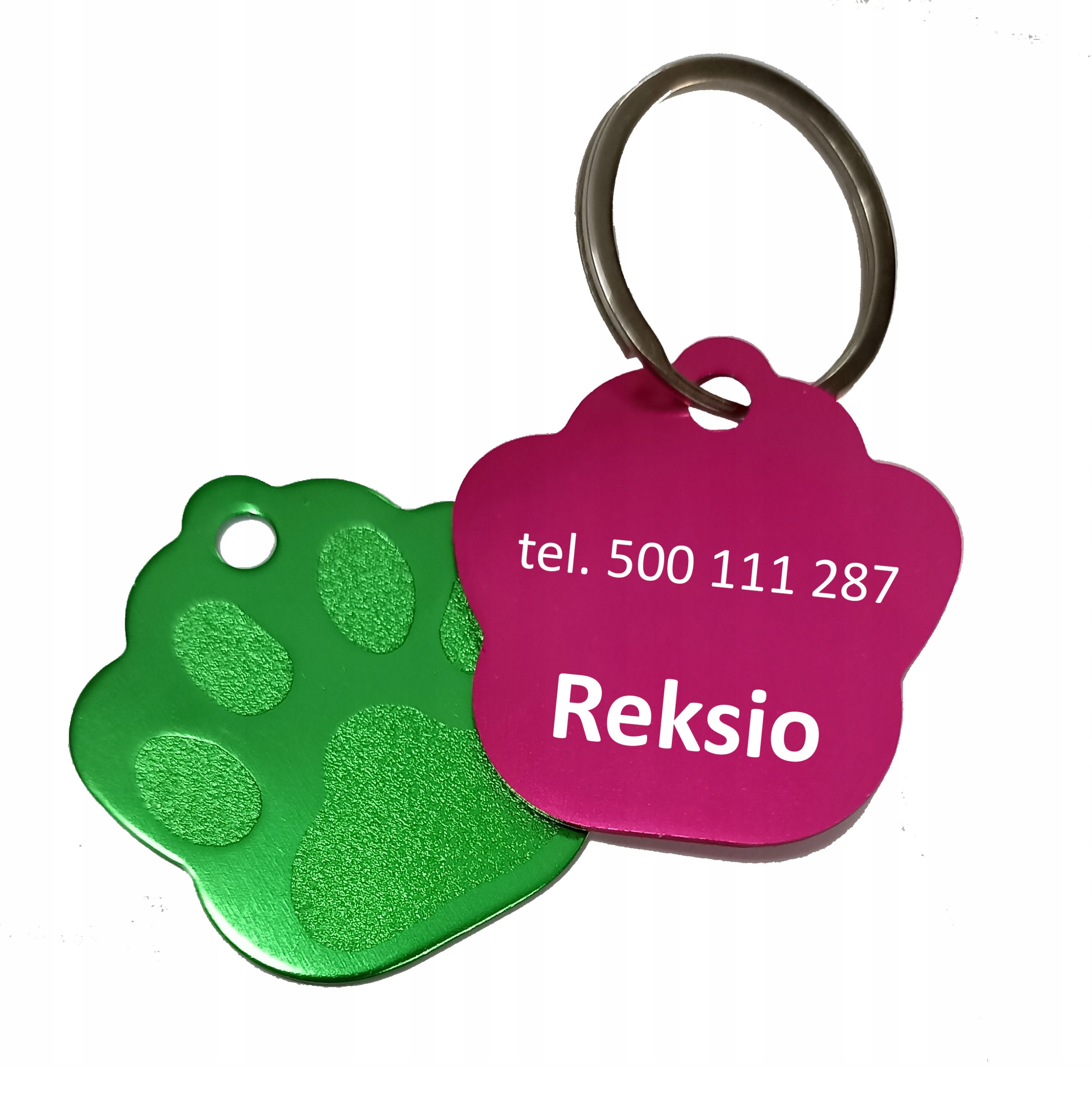 

Identyfikator metal grawer Łapa dla Psa