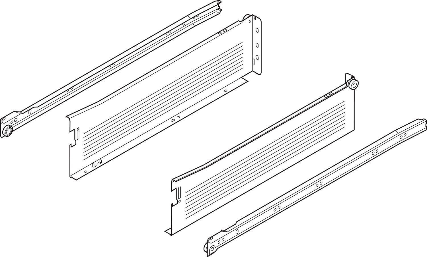 

Blum 320K4500C15 szuflada Metabox 450 H=118 krem