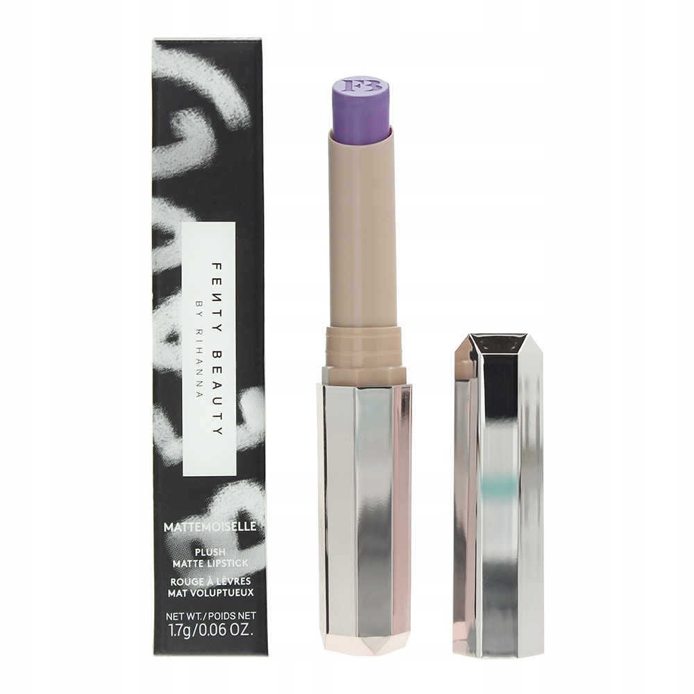 Szminka marki Fenty Beauty Mattemoiselle Plush One of the boyz fiolet