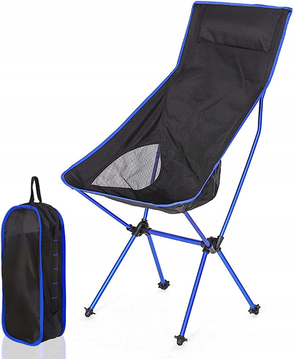 Skládací měsíční křeslo s rozšířeným kempováním