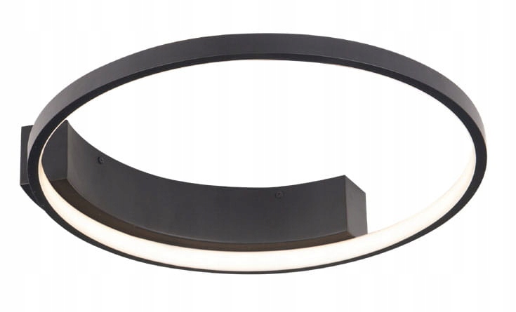 Stropná lampa Maxlight Velvet Led 25W Čierna Ring Ø40 cm hliníková
