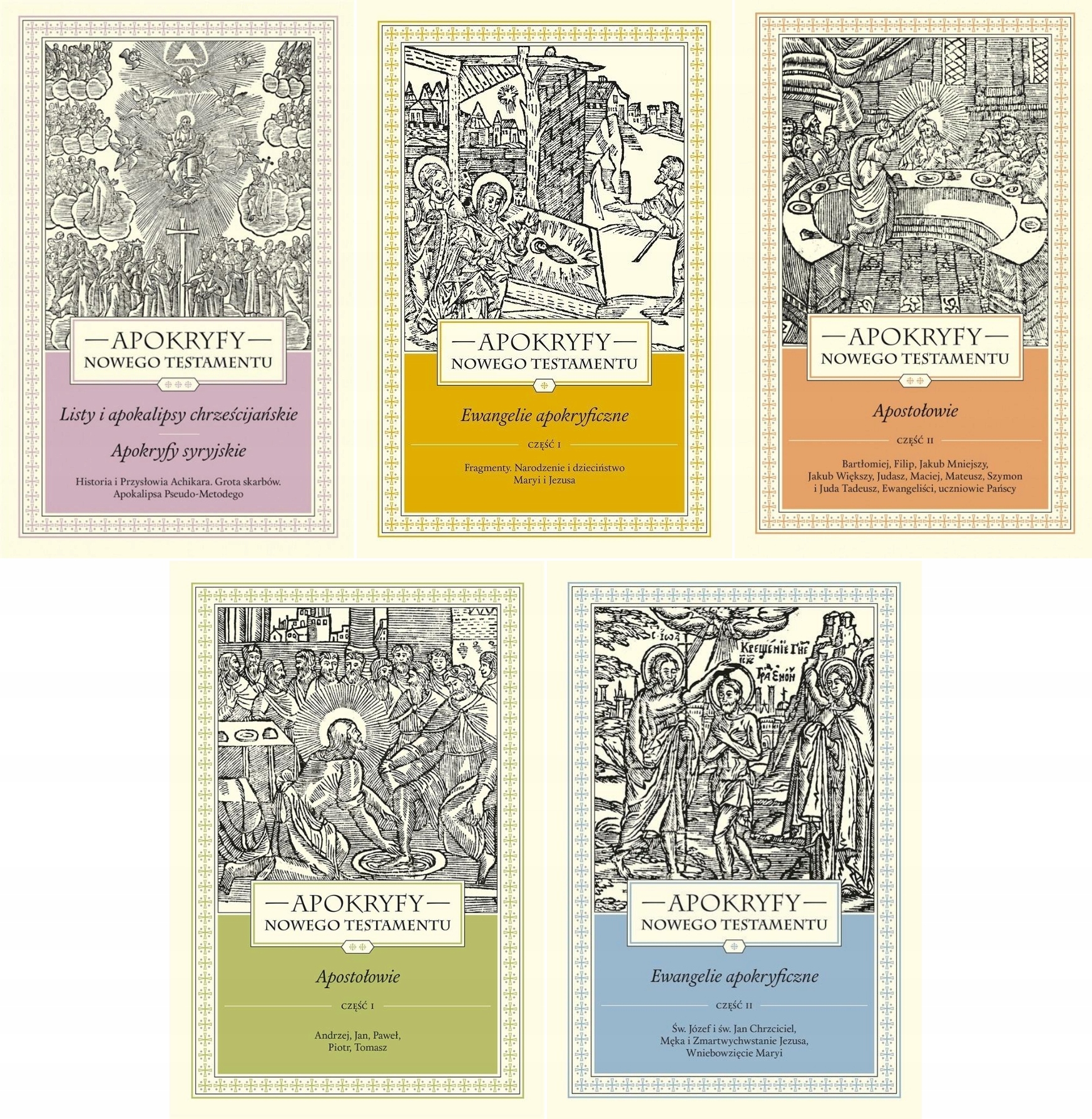 Apokryfy Nowego Testamentu Tomy 1-5 Pakiet-Zdjęcie-0