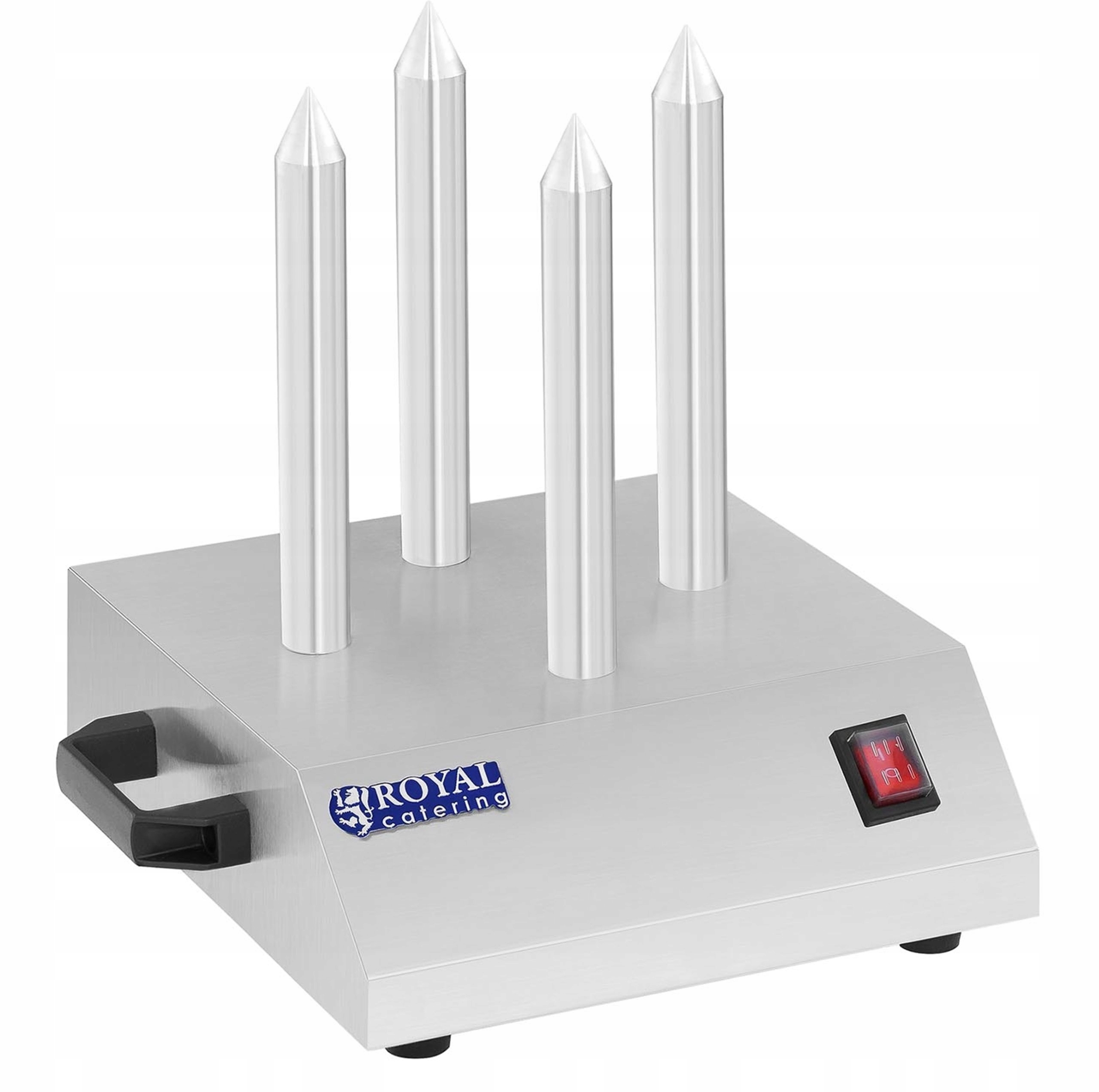 Ohrievač, zariadenie na 4 rožky na hot dogy Royal Catering RCHW-200