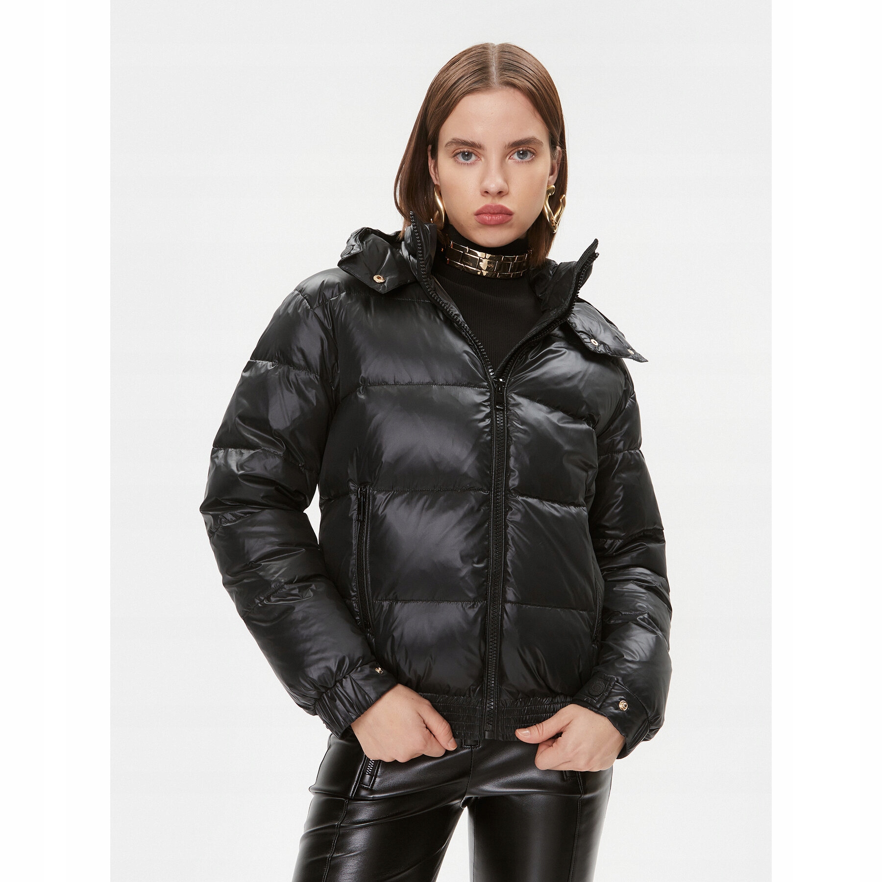 Twinset Damskie Kurtka puchowa Czarny