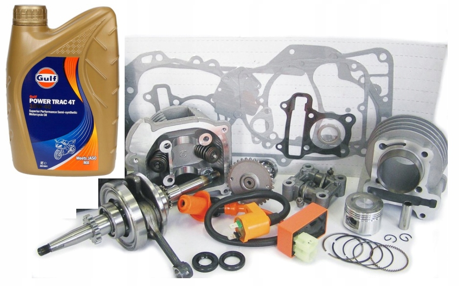 

Wał Cylinder Głowica Moretti 80 Skuter 4T 139QMB