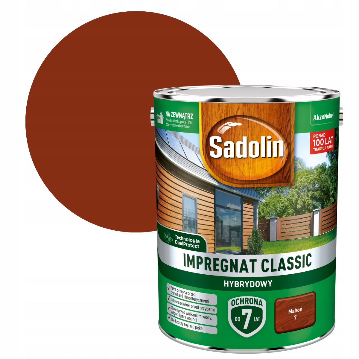 

Sadolin Classic Impregnat 0,75L Mahoń