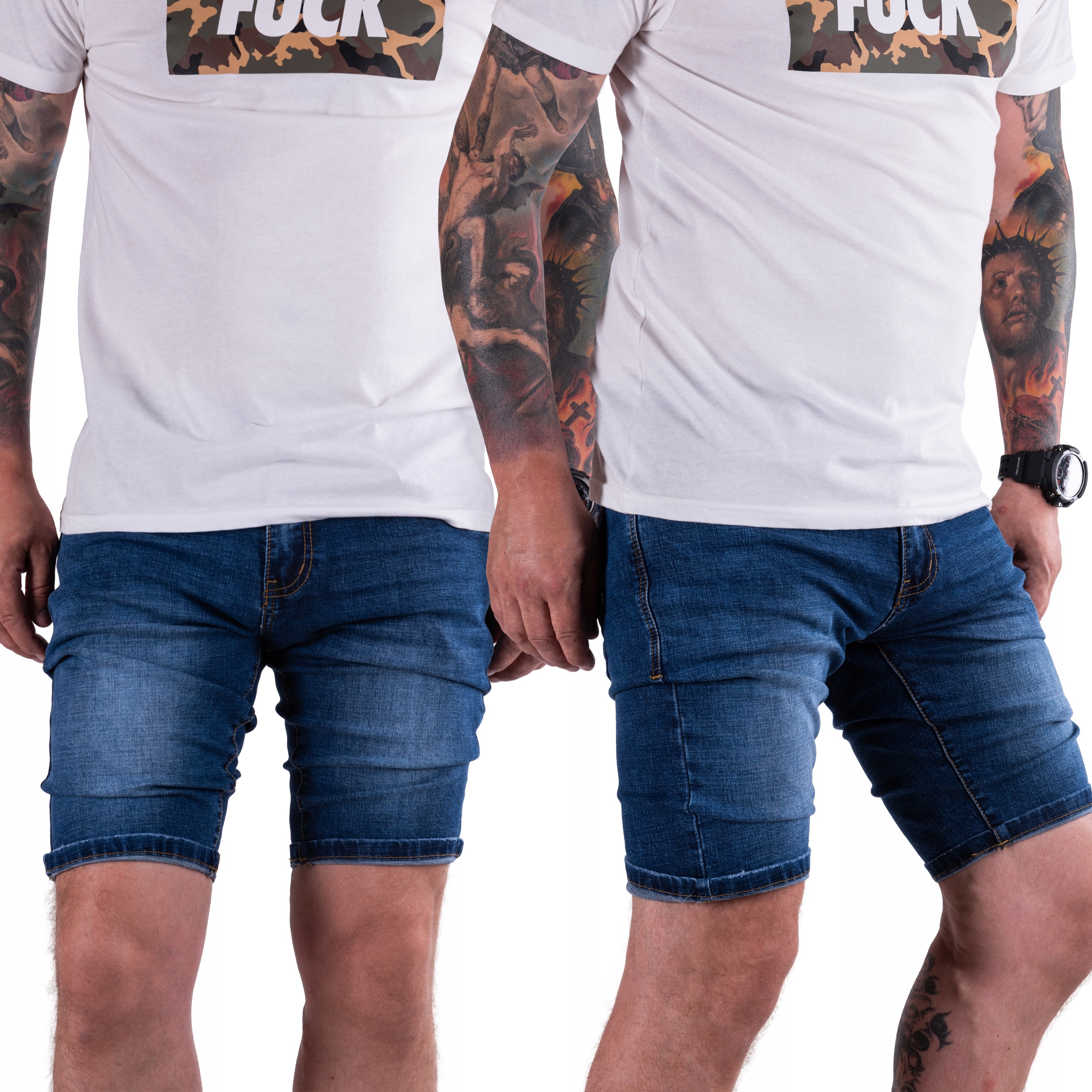 

Krótkie Spodenki proste jeansowe Moreno r.31