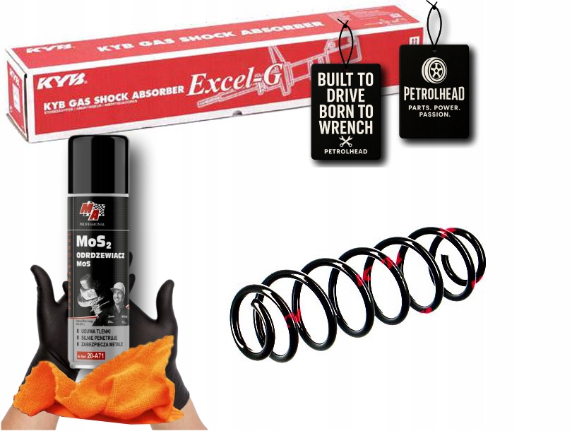 Pružina Zavěšení Zadní L/p Pro Vozidla Bez Zavěšení #Petrolhead Pro+ Kit1