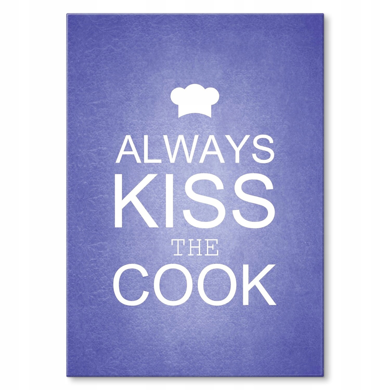 Kovový plakát Kiss the cook Dárek 42 x 59 cm