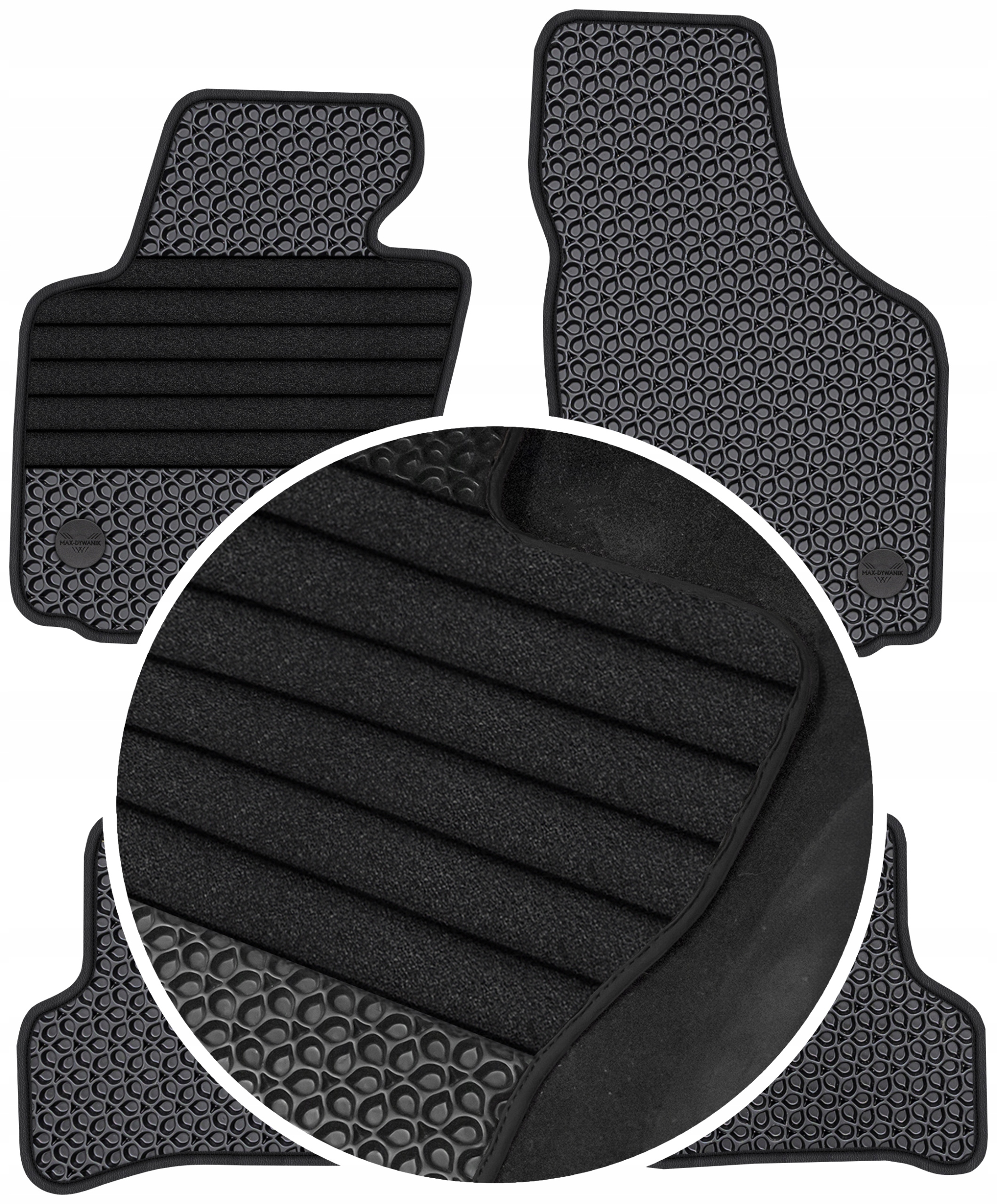 Seat Altea 2008-2015 Gumové rohože Eva Eternity Posilnenie XXL