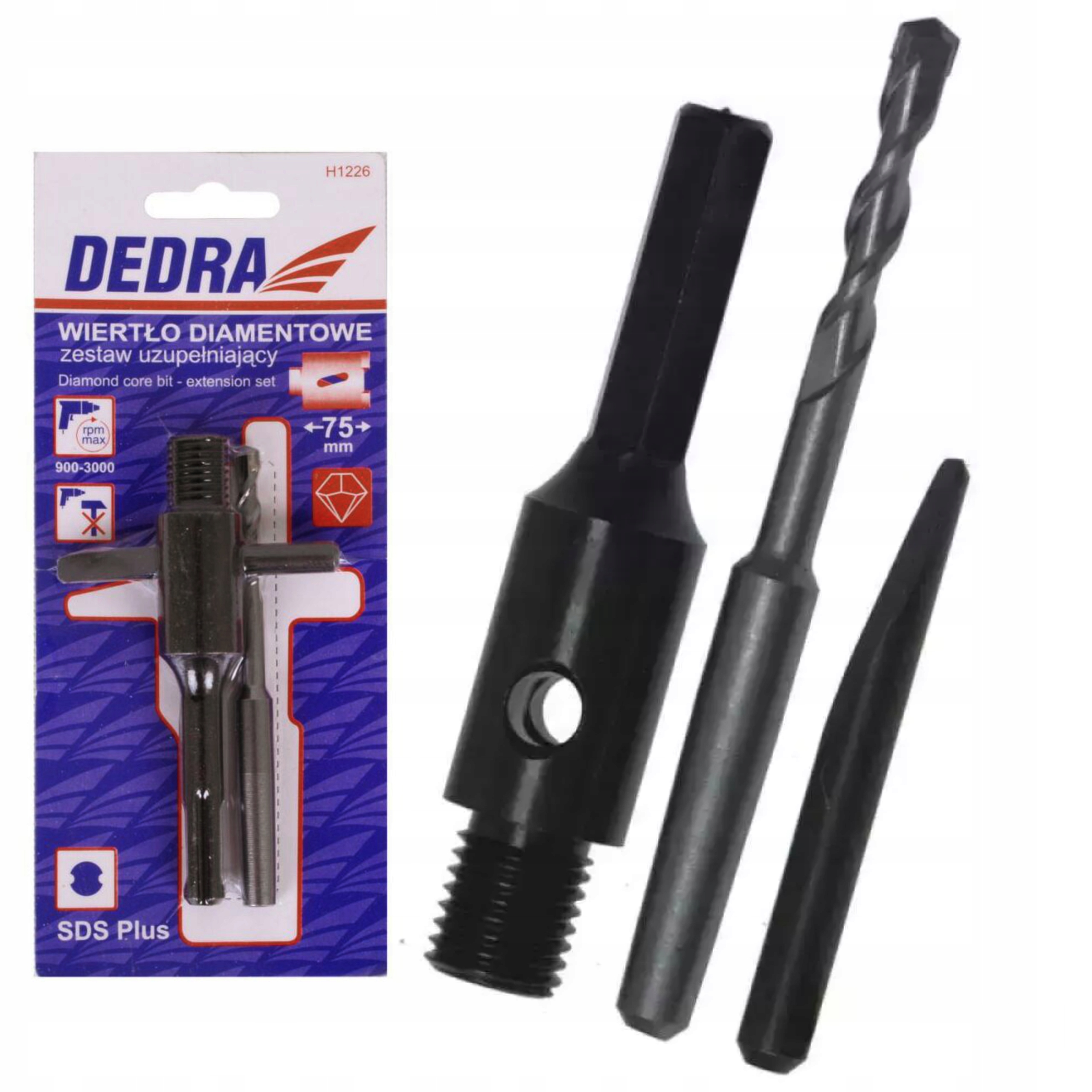 

Dedra H1226 Uchwyt Sds Do Koron Wiertło Pilot