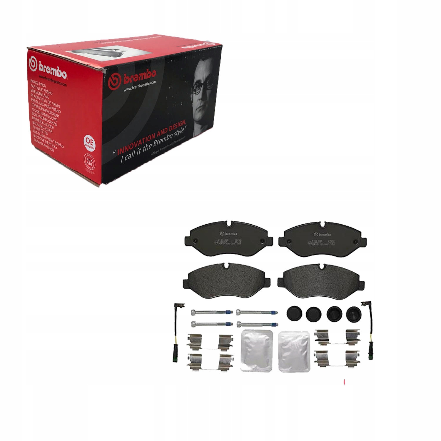 50 085 - ГАЛЬМІВНІ КОЛОДКИ BREMBO. VW CRAFTER 06-