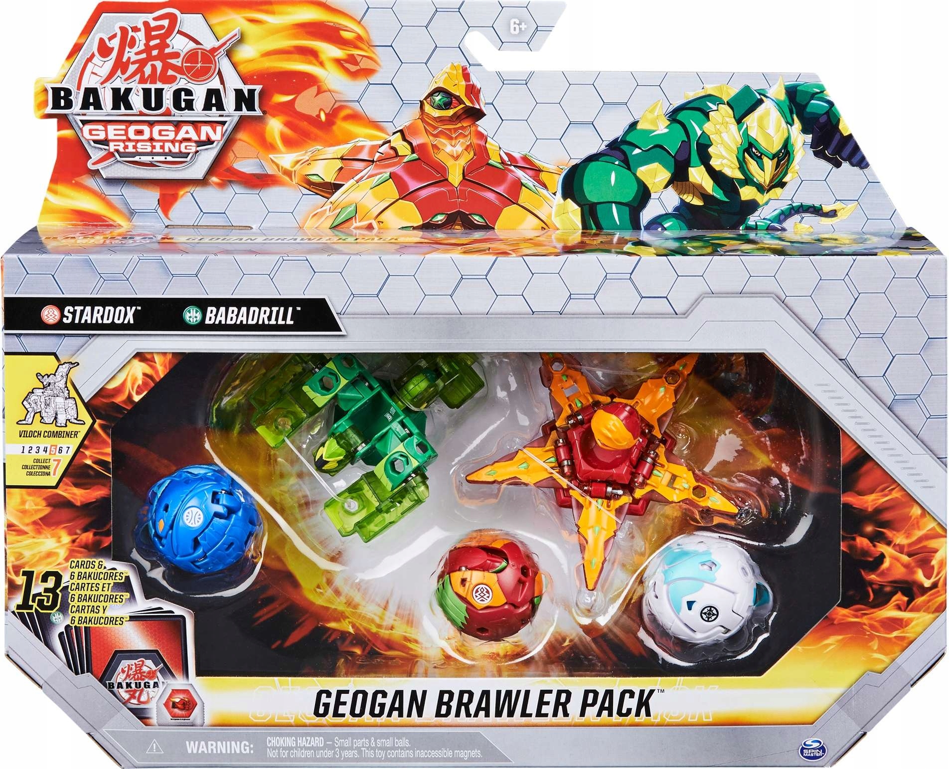 

Bakugan Geogan Rising Zestaw Brawler 5 Figurek