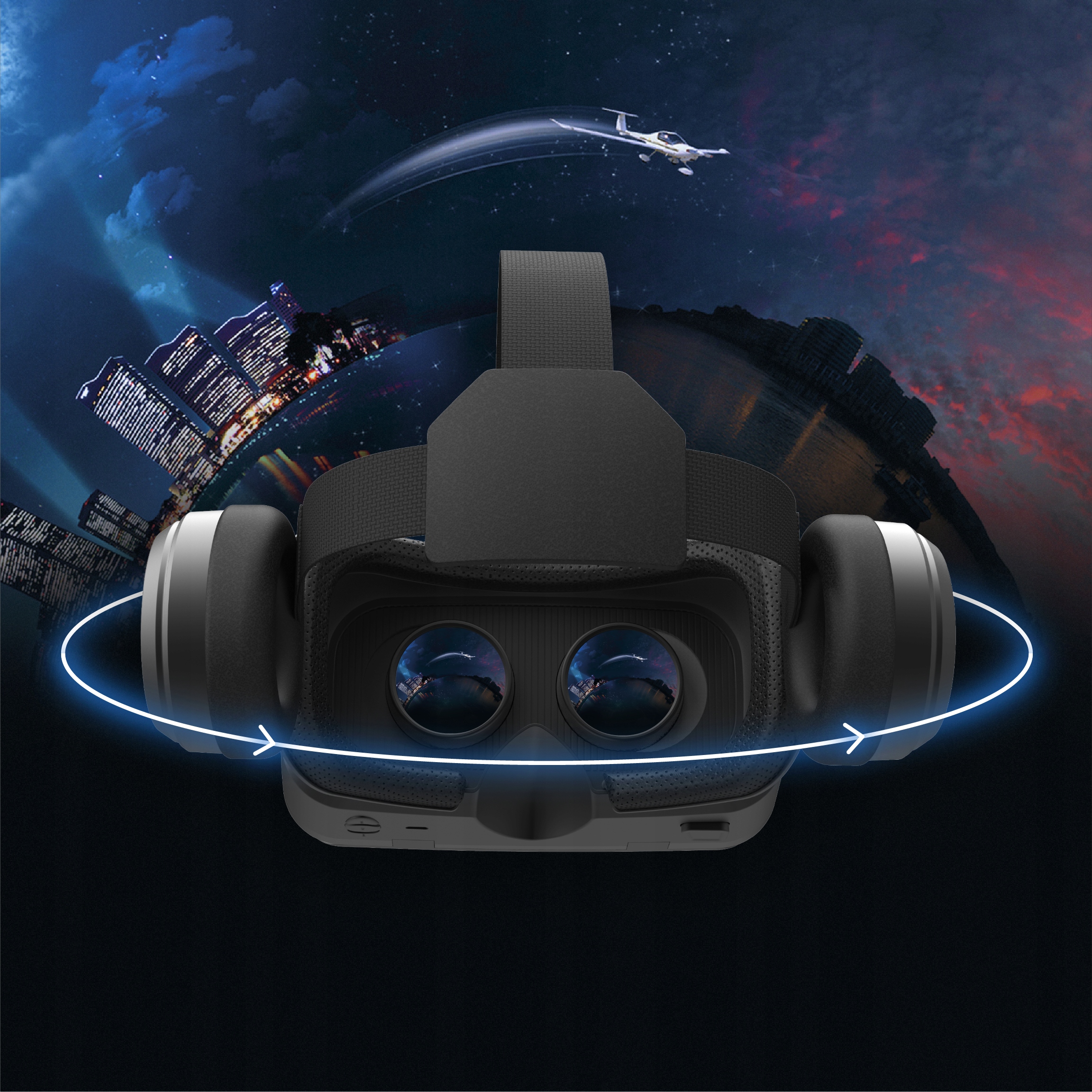 OKULARY VR GOGLE 3D MIRU VMR600E Stan opakowania oryginalne