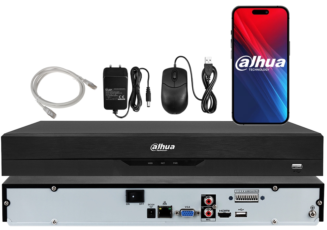 Ip Rekordér NVR4216-EI 16 kanálový 16Mpx 2xHDD, Ai Dahua WizSense