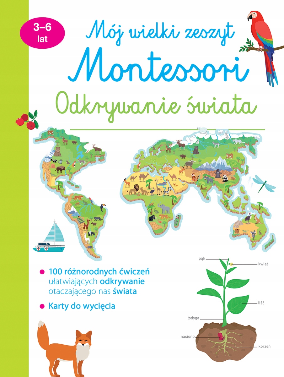 

Mój wielki zeszyt Montessori Odkrywanie świata