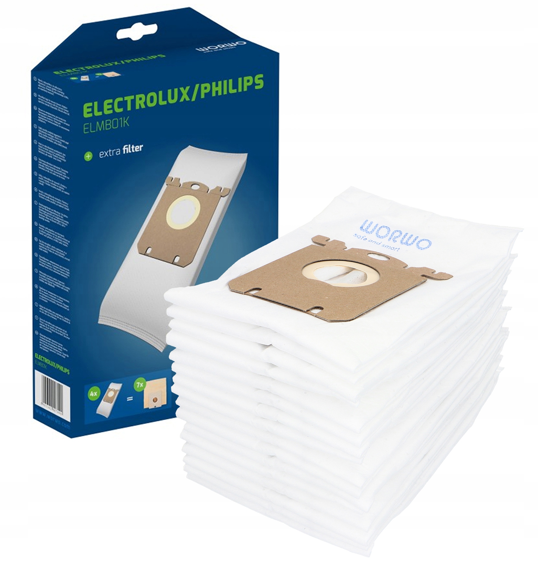 4x Worki do odkurzacza Electrolux Equipt EEQ30
