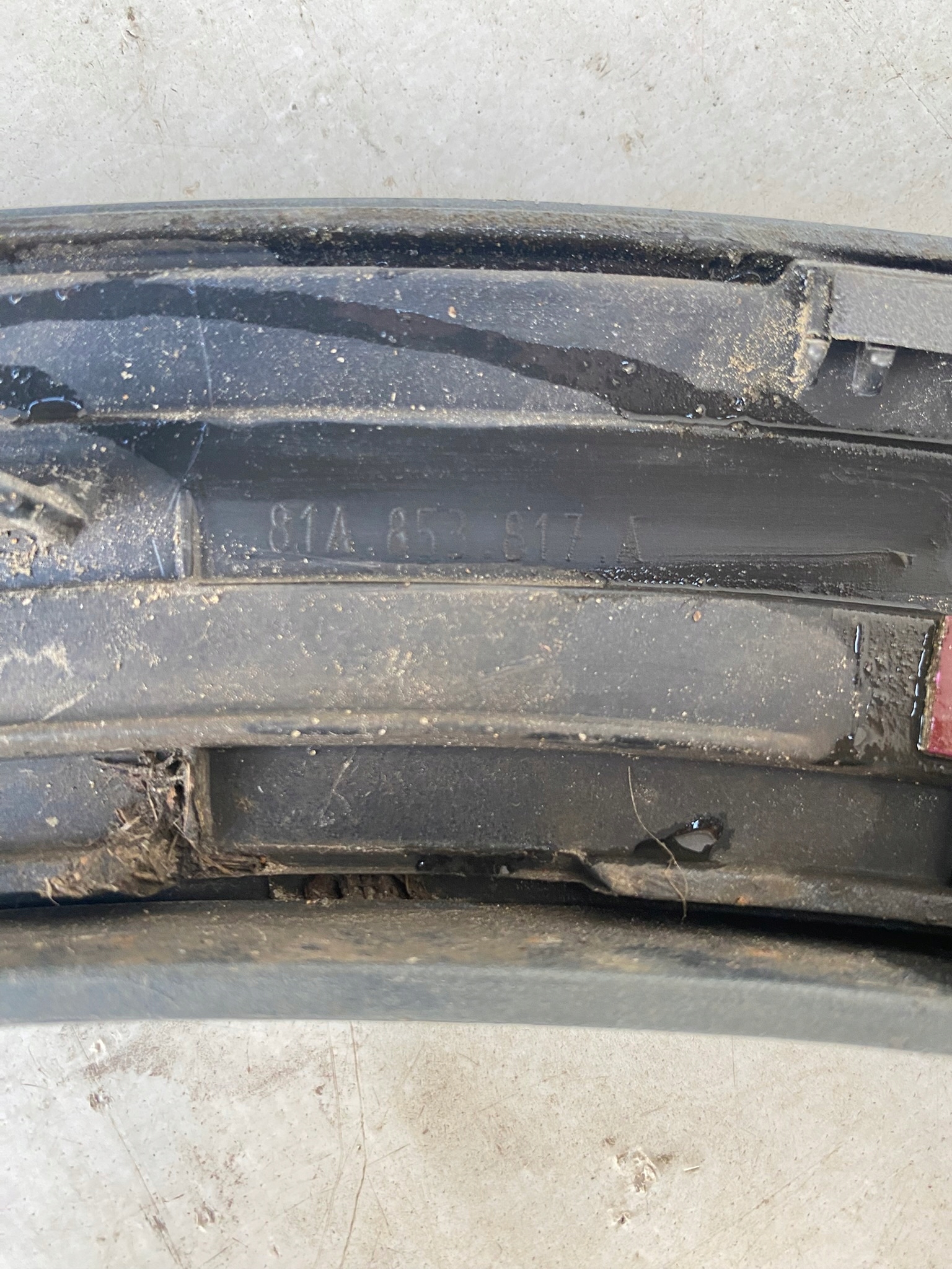 AUDI Q2 81A 16- modanatura parafango sinistra posteriore 81A853817A