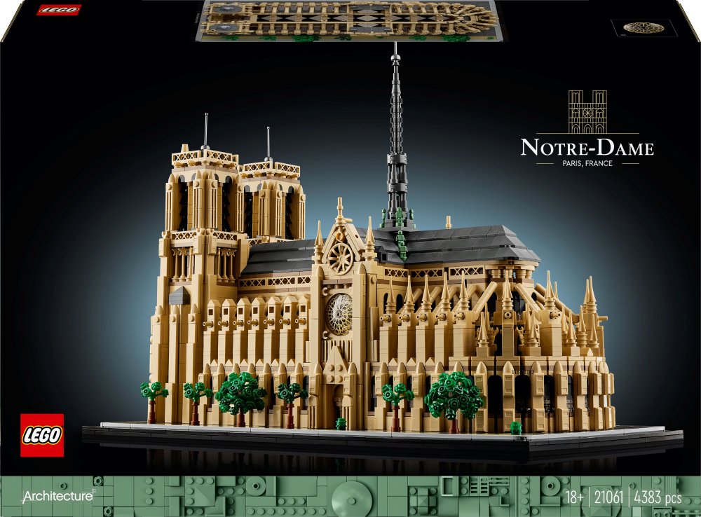 Lego Architecture Notre-Dame v Paříži 21061