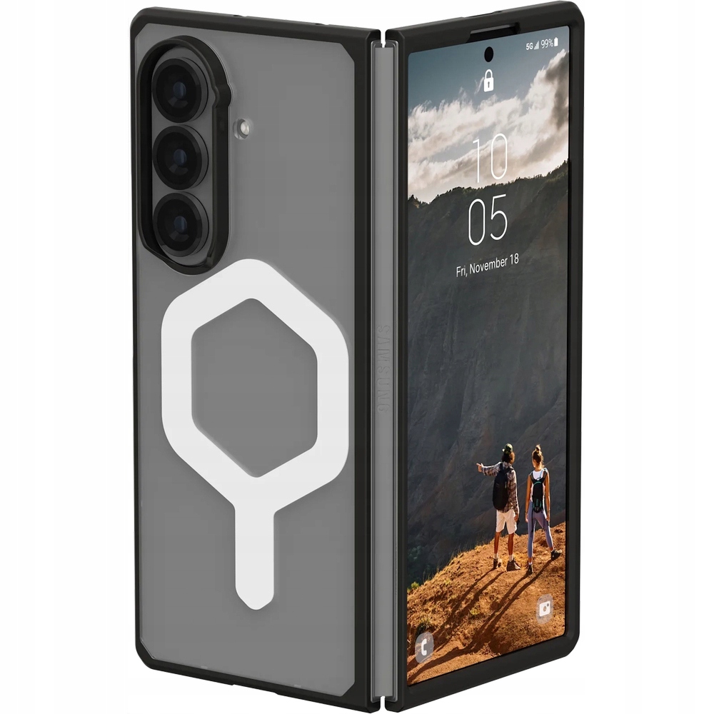 Pouzdro Urban Armor Uag průhledné pro Galaxy Z Fold7, MagSafe pouzdro, Uag