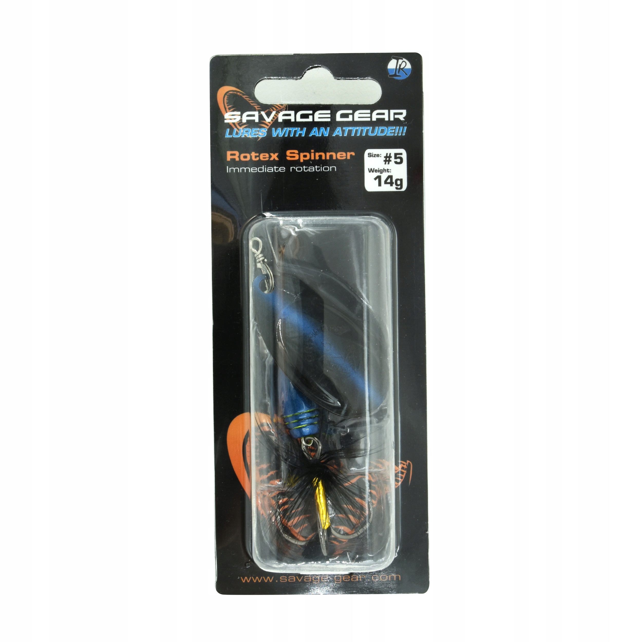 Błystka obrotowa obrotówka Savage Gear Rotex #5 14g black purple 1szt.