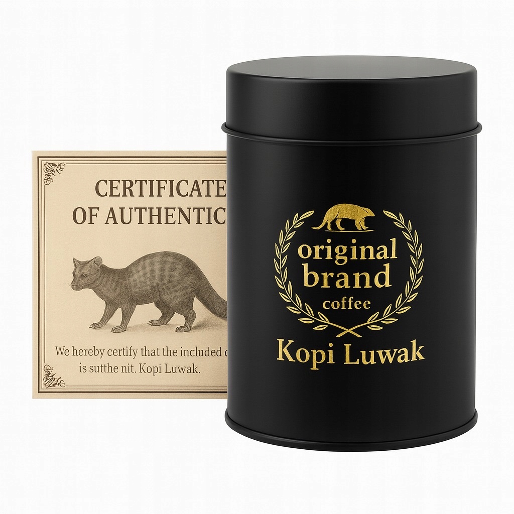 Levně Premium Kopi Luwak 100g Nejvzácnější káva na světě Ideální dárek 100% Arabica