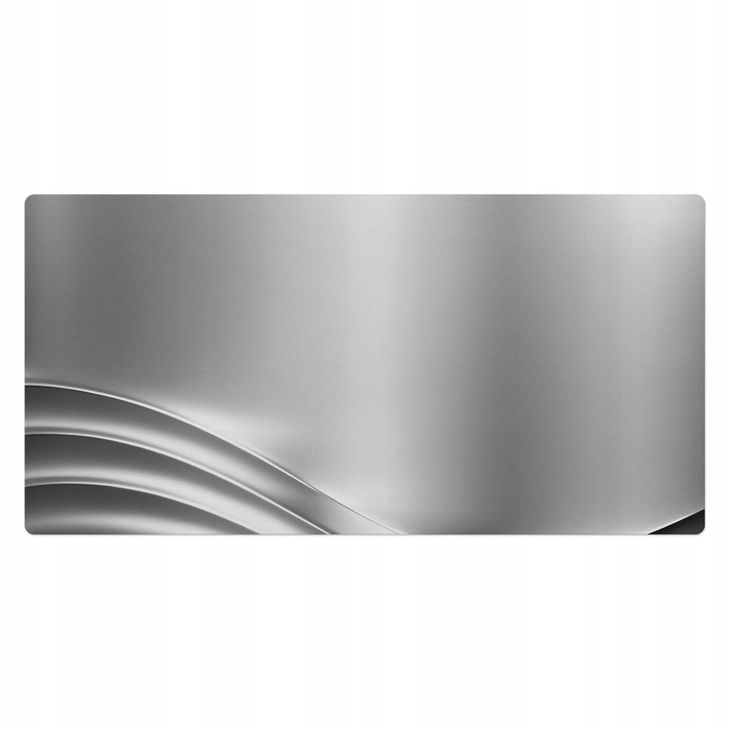 Protiskluzová vinylová dekorativní podložka Stylové metalické vlny 100 x 50 cm