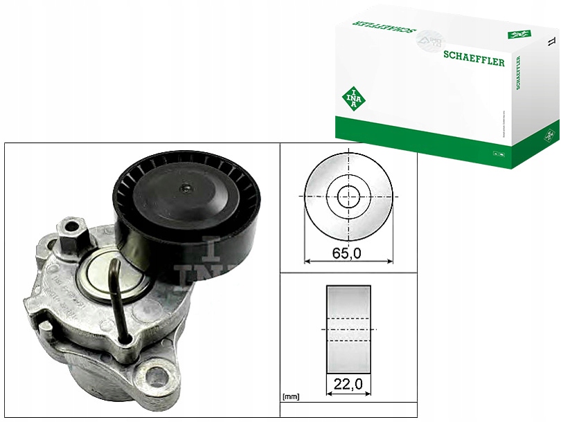 INA534 0550 - НАТЯГУВАЧ КЛИНОВОГО РЕМЕНЯ WIEL. KIA 1,4 1,6 CRDI 05-